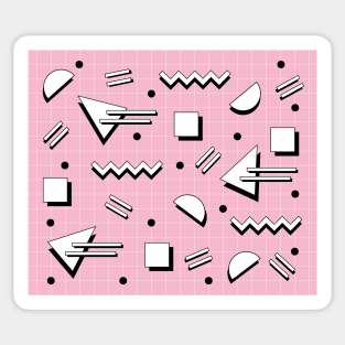 Memphis Pattern 63 / 80s Retro Sticker